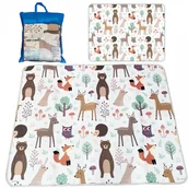 Maty piankowe - Mata zwierzątka leśne 150x180 Firmy Nicekids - miniaturka - grafika 1