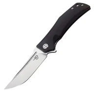 Noże - Nóż składany Bestech Scimitar Black G10, Stonewashed/Satin D2 (BG05A-1) - miniaturka - grafika 1