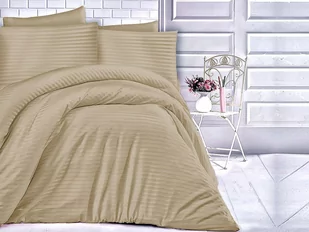 Darymex Pościel satynowa Vivario Light Brown 140x200 dx-140-psc-cglbr - Pościel - miniaturka - grafika 1