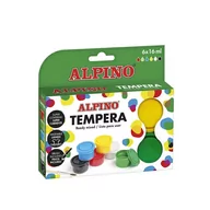 Przybory szkolne - Farby TEMPERA ALPINO 16ml x 6 kolorów - miniaturka - grafika 1