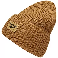 Czapki damskie - Reebok Męska czapka Cl Fo Beanie, Sepia, rozmiar standardowy - miniaturka - grafika 1