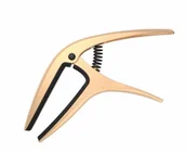 Inne akcesoria gitarowe - Ernie Ball 9606 Axis Capo uniwersalny kapodaster do gitary klasycznej, akustycznej i elektrycznej, kolor Gold Satin - miniaturka - grafika 1