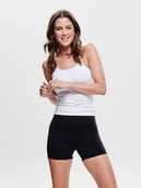 Spodenki damskie - ONLY Szorty w kolorze czarnym - miniaturka - grafika 1