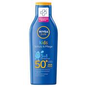 Balsamy i kremy do opalania - Nivea Sun Kids opiekunami słońce mleko LSF 50 +, ochrona przed słońcem, 1er Pack (1 X 200 ML) 85486_1 - miniaturka - grafika 1