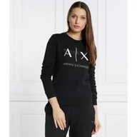 Bluzy damskie - Armani Exchange Bluza | Regular Fit - miniaturka - grafika 1