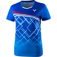 Koszulki sportowe damskie - Koszulka damska Victor  T-21005 F Blue S - miniaturka - grafika 1