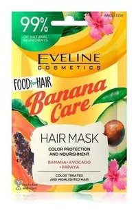 Eveline Eveline Food For Hair Maska Banana Care 20ml - Maski do włosów - miniaturka - grafika 1