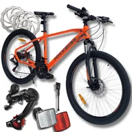 Rowery - ROWER GÓRSKI MTB 26 SHIMANO 21 BIEGÓW SHIMANO 2xTARCZE RAMA 18" KOŁA 26" - miniaturka - grafika 1