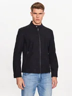 Kurtki męskie - Guess Kurtka z imitacji skóry M3YL00 WFHA0 Czarny Regular Fit - miniaturka - grafika 1