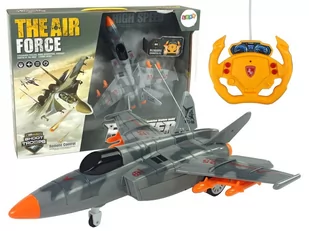 LEANToys Samolot Wojskowy MIG-25 Zdalnie Sterowany Pilot 40 Mhz 9549 - Zabawki zdalnie sterowane - miniaturka - grafika 1