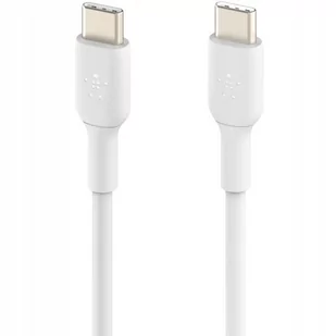 Belkin Kabel USB-C na USB-C (kabel szybkiego ładowania USB-C do Note10, S10, Pixel 4, iPad Pro i innych) USB typu C kabel do szybkiego ładowania (2 m, biały) CAB003bt2MWH - Ładowarki do telefonów - miniaturka - grafika 2