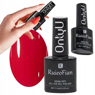 Jasnoczerwony Lakier Do Paznokci Hybrydowy Z Polyskiem Lakier Uv Onlyu/L007 - Lakiery do paznokci Jasnoczerwony Lakier Do Paznokci Hybrydowy Z Polyskiem Lakier Uv Onlyu/L007 - Lakiery do paznokci - miniaturka - grafika 1