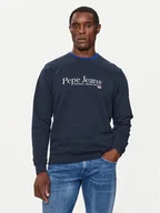 Bluzy męskie - Pepe Jeans Bluza PM582699 Granatowy Regular Fit - miniaturka - grafika 1