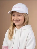 Czapki dla dzieci - Sinsay - Czapka z daszkiem z haftowanym napisem - biały - miniaturka - grafika 1
