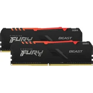 Pamięci RAM - Kingston Fury Beast RGB DDR4 64 GB 3600MHz CL18 KF436C18BBAK2/64 KF436C18BBAK2/64 - miniaturka - grafika 1