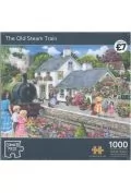 Puzzle - the old steam train. puzzle 1000 elementów - miniaturka - grafika 1