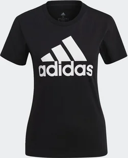 Adidas Koszulka damska adidas Essentials czarna GL0722 - Koszulki i topy damskie - miniaturka - grafika 1
