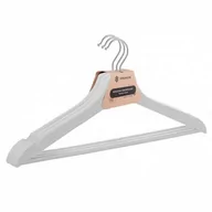 Wieszaki do szafy - Wieszaki na ubrania drewniane zestaw 3 szt. szare - miniaturka - grafika 1