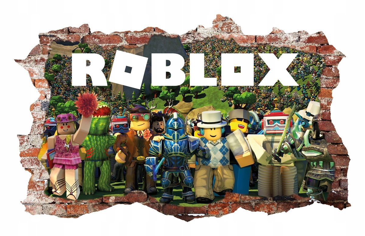 Naklejki na ścianę Roblox gra dla fana Naklejka XXL 115x75 cm #1