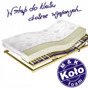 M&K Foam Koło Dual i H3 160x200 - Materace - miniaturka - grafika 1