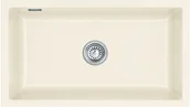Zlewozmywaki - Zlewozmywak ceramiczny SYSTEMCERAM Mera 80 U Jasmin Korek automatyczny 5370 02 19 - miniaturka - grafika 1