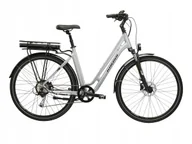Rowery elektryczne - Rower elektryczny KROSS SENTIO HYBRID 2.0 rozmiar M Szary - miniaturka - grafika 1