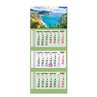 Kalendarze - Kalendarz 2026 trójdzielny Lux gł. wypukła Madera - kalendarz - miniaturka - grafika 1