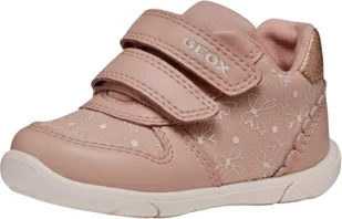Geox B Zapito Girl A Trampki dziewczęce 0-24, Różowy, 20 EU - Buty dla dziewczynek - miniaturka - grafika 1