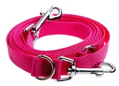 Smycze dla psów - Haas F1 Team 4 Wild 4wild przepinana regulowana 280 cm różowa - miniaturka - grafika 1