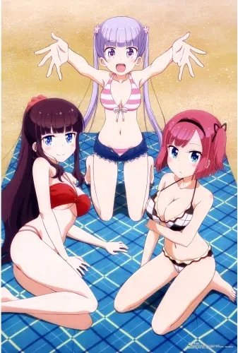 Plakat Anime Manga New Game+ ng_104 A2 (custom)
