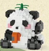 Klocki - Klocki panda słodkie zwierzątko - miniaturka - grafika 1