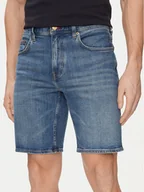 Spodenki męskie - Tommy Hilfiger Szorty jeansowe Brooklyn MW0MW35172 Niebieski Straight Fit - miniaturka - grafika 1