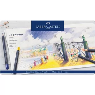Faber Castell Kredki Goldfaber 36 kol. opak. metal FABER CASTELL - Kredki, ołówki, pastele i pisaki - miniaturka - grafika 2
