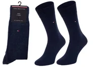 Skarpetki męskie - TOMMY HILFIGER SKARPETY SKARPETKI NAVY JEANS 371111 356 - Rozmiar: 39-42 - miniaturka - grafika 1