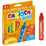 Przybory szkolne - Carioca Kredki Baby 8 kolorów CARIOCA - miniaturka - grafika 1