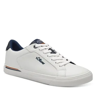 Sneakersy s.Oliver 5-13630-42 White 100 - Półbuty męskie - miniaturka - grafika 1