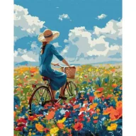Malowanie po numerach - Ideyka Malowanie po numerach - Podróż w kwiatach 40x50cm - miniaturka - grafika 1