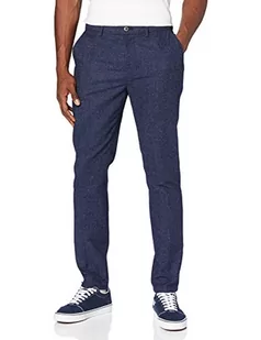 Superdry Męskie spodnie Core Wool Slim Chino Casual Pants - Spodenki męskie - miniaturka - grafika 1