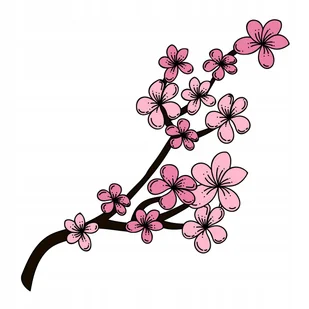 Naprasowanka Kwiaty Termo Naklejka Aplikacja - Pasmanteria - miniaturka - grafika 1