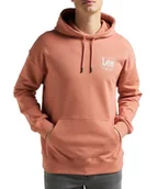 Bluzy męskie - LEE LOGO LOOSE HOODIE MĘSKA BLUZA Z KAPTUREM LOGO NADURK RUST L83SSPUK 112145617 - Lee - miniaturka - grafika 1