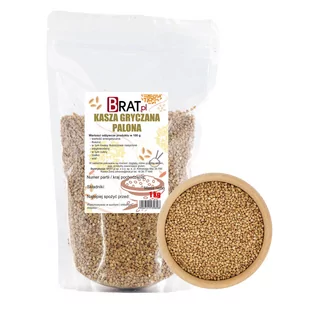 Kasza gryczana palona 1kg WYSOKA JAKOŚĆ 100% NATURALNA - Kasza - miniaturka - grafika 1