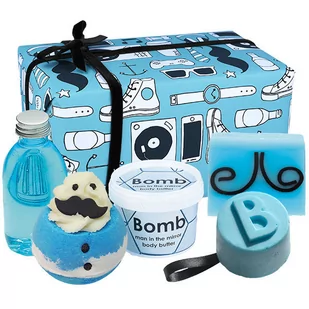 Bomb Cosmetics Gift Pack - Zestaw prezentowy kosmetyków do pielęgnacji ciała - Dla mężczyzn - New Age Hipster - Mydła - miniaturka - grafika 1