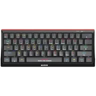 Klawiatury - Marvo KG962G EN - R, klawiatura US, do gry, mechaniczna rodzaj przewodowa (USB), czarna, RGB, czerwone przełączniki  KG962G EN-R - miniaturka - grafika 1