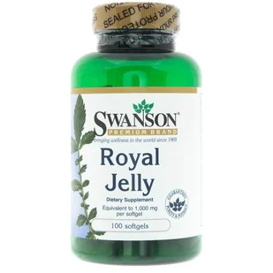 SWANSON Health Products Royal Jelly 1000 mg 100 kaps - Suplementy naturalne - miniaturka - grafika 3