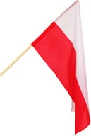 Flagi i akcesoria - Flaga polski z drzewcem - miniaturka - grafika 1