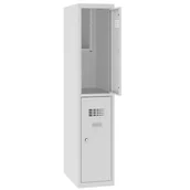 Meble do szkół i przedszkoli - Szafka do zerówki dla dzieci z miejscem na książki, plecak i ubrania MSUS 312 S - miniaturka - grafika 1