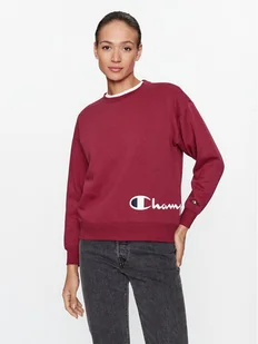 Champion Bluza Crewneck Sweatshirt 116587 Bordowy Regular Fit - Bluzy damskie - miniaturka - grafika 1