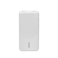 Powerbanki - RIVACASE Powerbank VA2601 10000 mAh USB-C 20W + Qi 10W biały - miniaturka - grafika 1