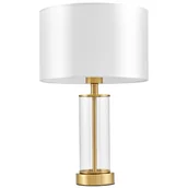 Lampy stojące - NOWOCZESNA LAMPA NOCNA MOSIĘŻNA LEONA - miniaturka - grafika 1