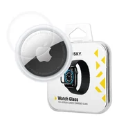 Akcesoria do smartwatchy - Hybrydowe szkło ochronne do Apple AirTag czarny WOZINSKY - miniaturka - grafika 1